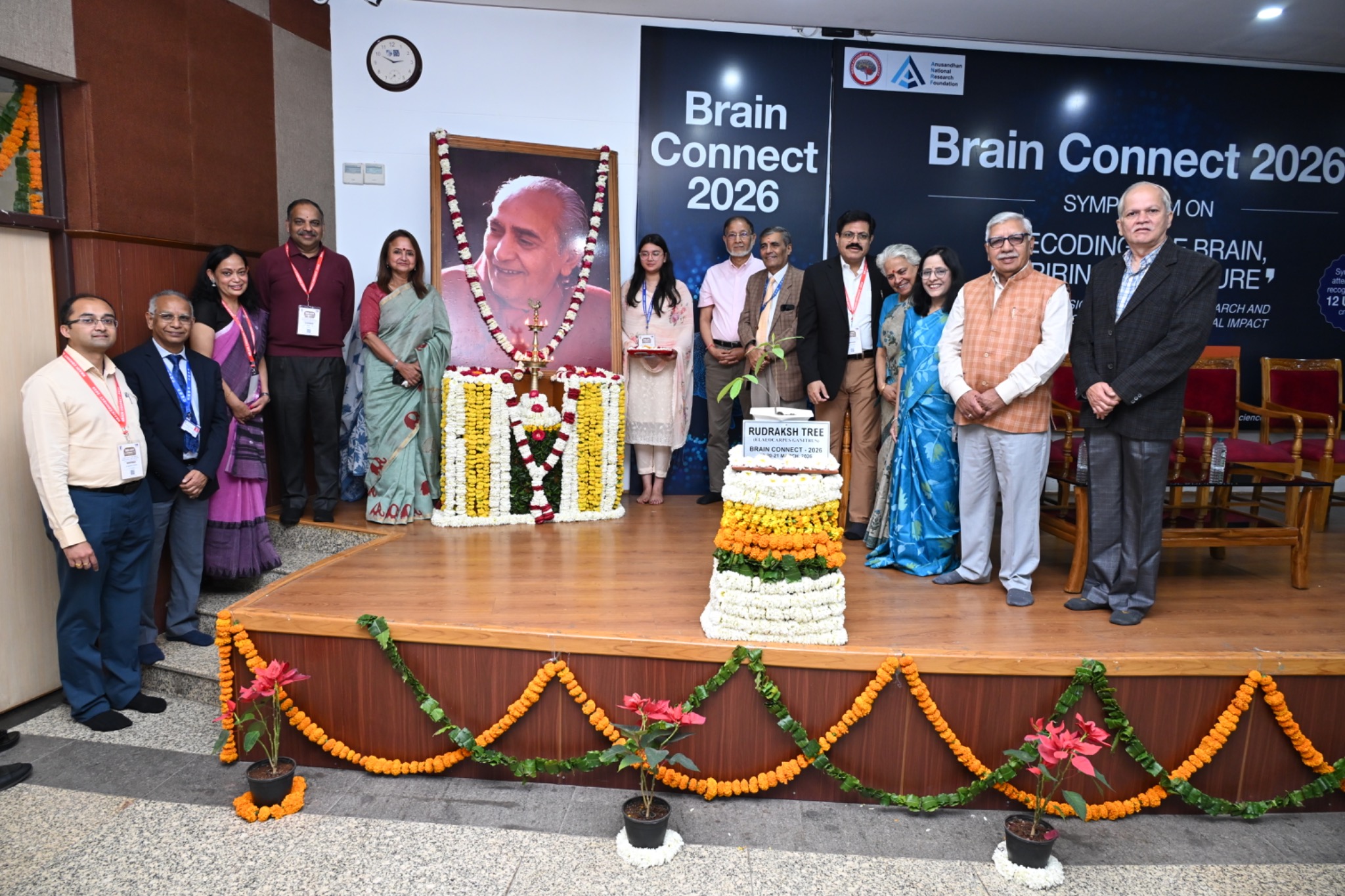 Dignitaries during the inauguration ceremony of Brain Connect 2026