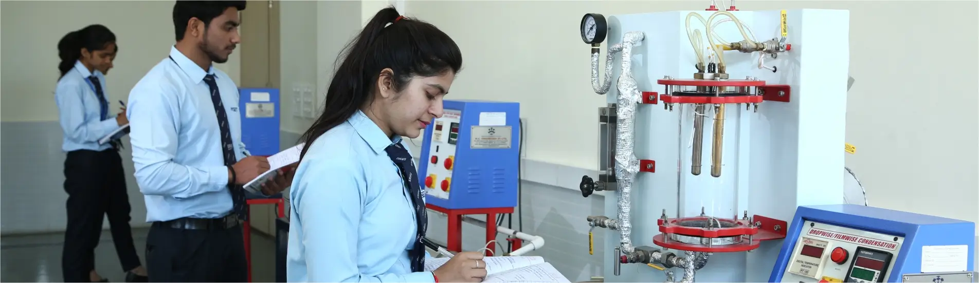 Students in lab at Gauri Himalayan School of Science and Technology