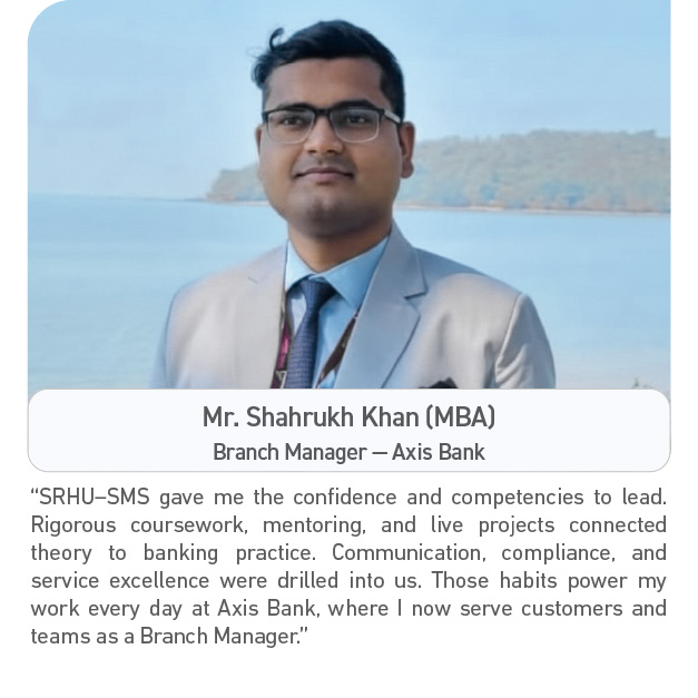 Testimonial_Mr. Shahrukh Khan (MBA)