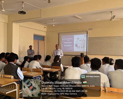 18. Career Counselling and Placement Orientation conducted on 29th October 2025 by Mr. Vikas Chamoli 18. Career Counselling and Placement Orientation conducted on 29th October 2025 by Mr. Vikas Chamoli